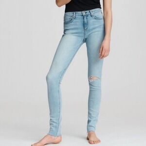 Rag & Bone Jeans size 26 cate mid rise light wash skinny